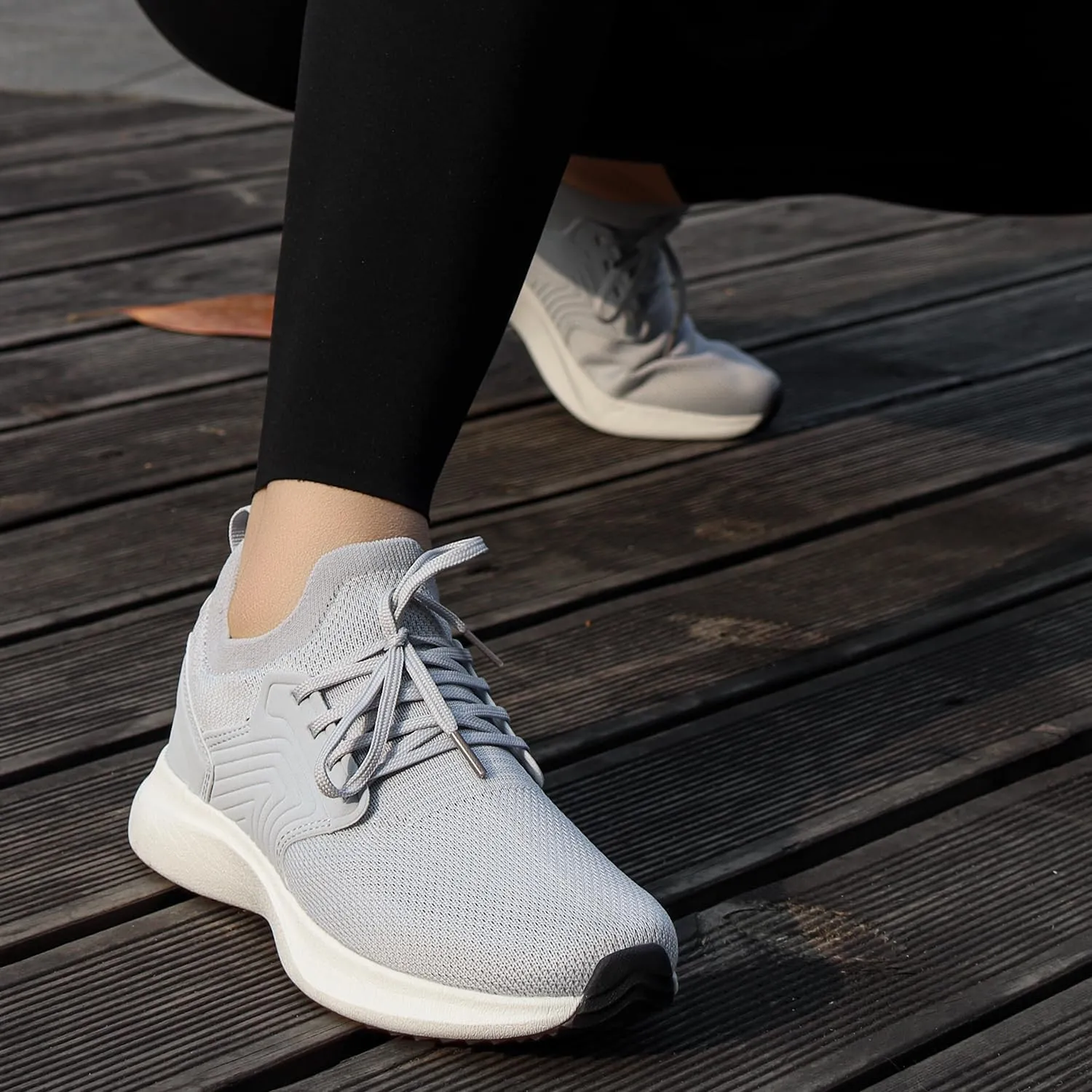 Abboos Womens Walking Shoes Lightweihgt Breathable Slip on Sneakers Athletic Gym Tennis Running Shoes