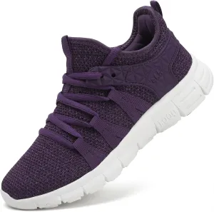 AOE Womens Fashion Walking Running Shoes Ultra Lightweight Breathable Mesh Tennis Shoes Non Slip Athletic Workout Gym Sneakers
