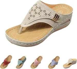 Avylays Orthopedic Sandals,Breathable Mesh Hollow Sports Sandals,Orthopedic Flip-Flops Summer Casual Sandals