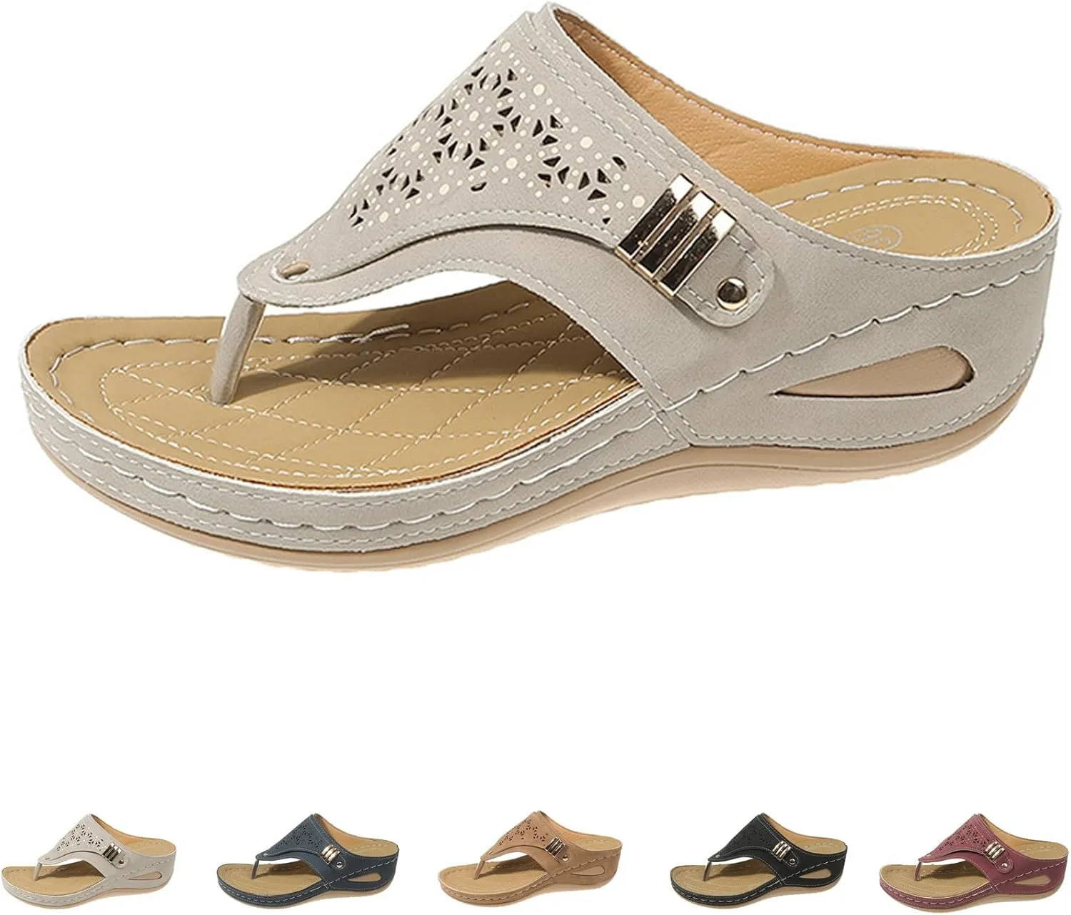 Avylays Orthopedic Sandals,Breathable Mesh Hollow Sports Sandals,Orthopedic Flip-Flops Summer Casual Sandals