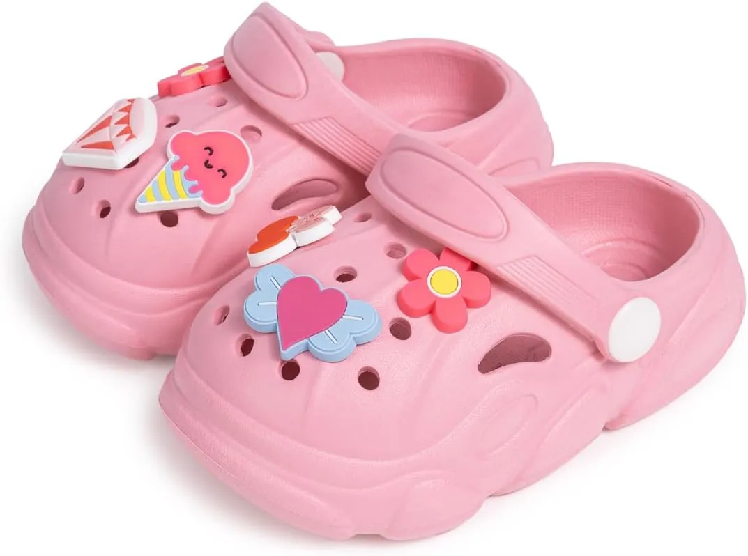 Babelvit Toddler Boys Girls Garden Clogs Infant Cute Slip On Slides Water Shoes Baby Lightweight Breathable Summer Beach Pool Outdoor Sandals Comfort Clogs Slippers