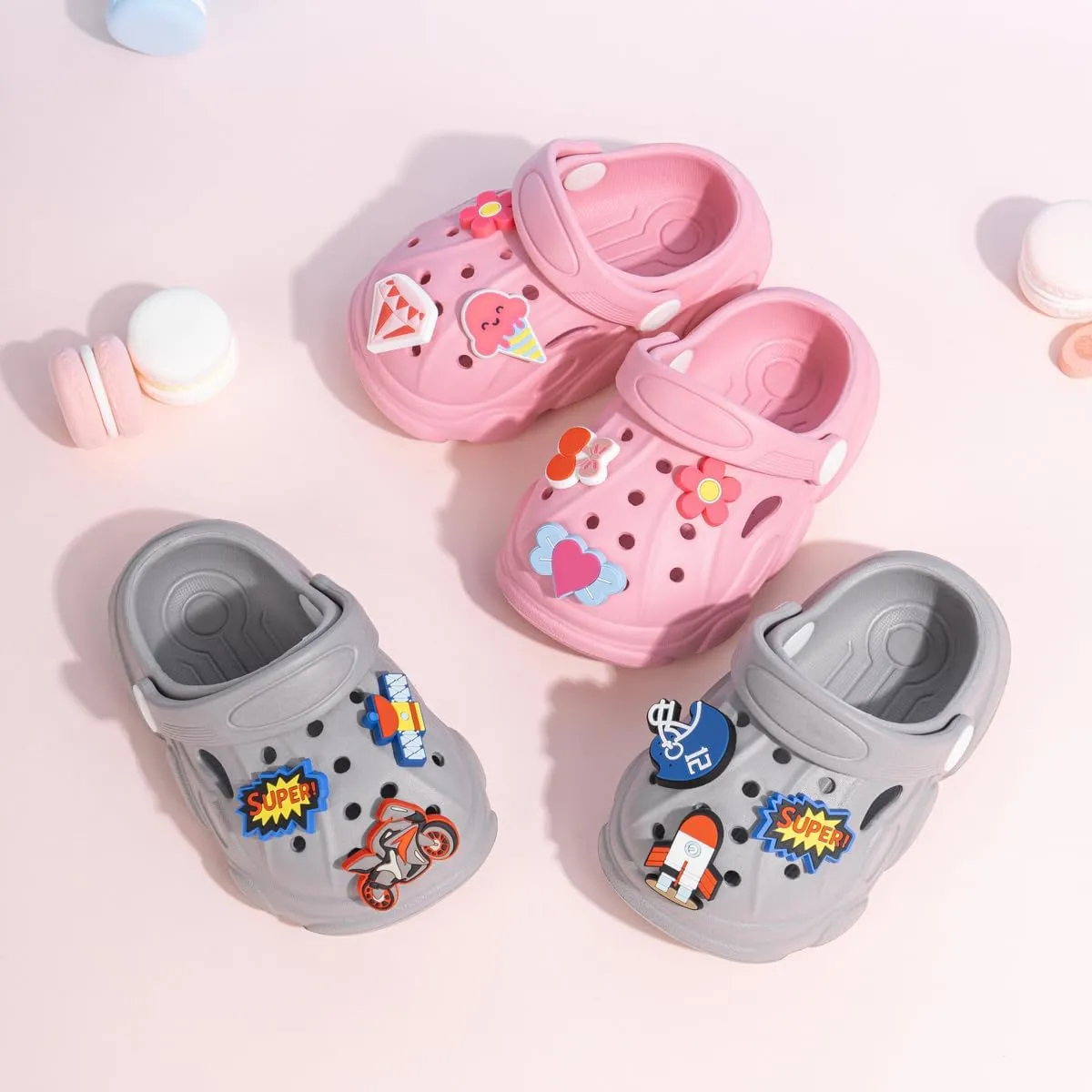 Babelvit Toddler Boys Girls Garden Clogs Infant Cute Slip On Slides Water Shoes Baby Lightweight Breathable Summer Beach Pool Outdoor Sandals Comfort Clogs Slippers
