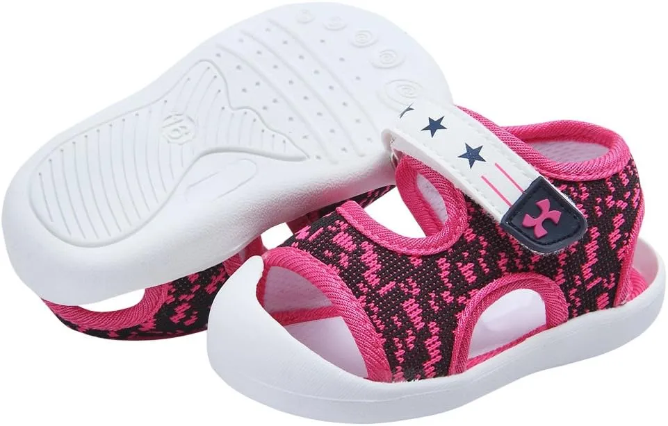 Baby Summer Sandals Breathable Mesh Rubber Sole Non-Slip Outdoor Shoes for Boys and Girls 9-30 Months