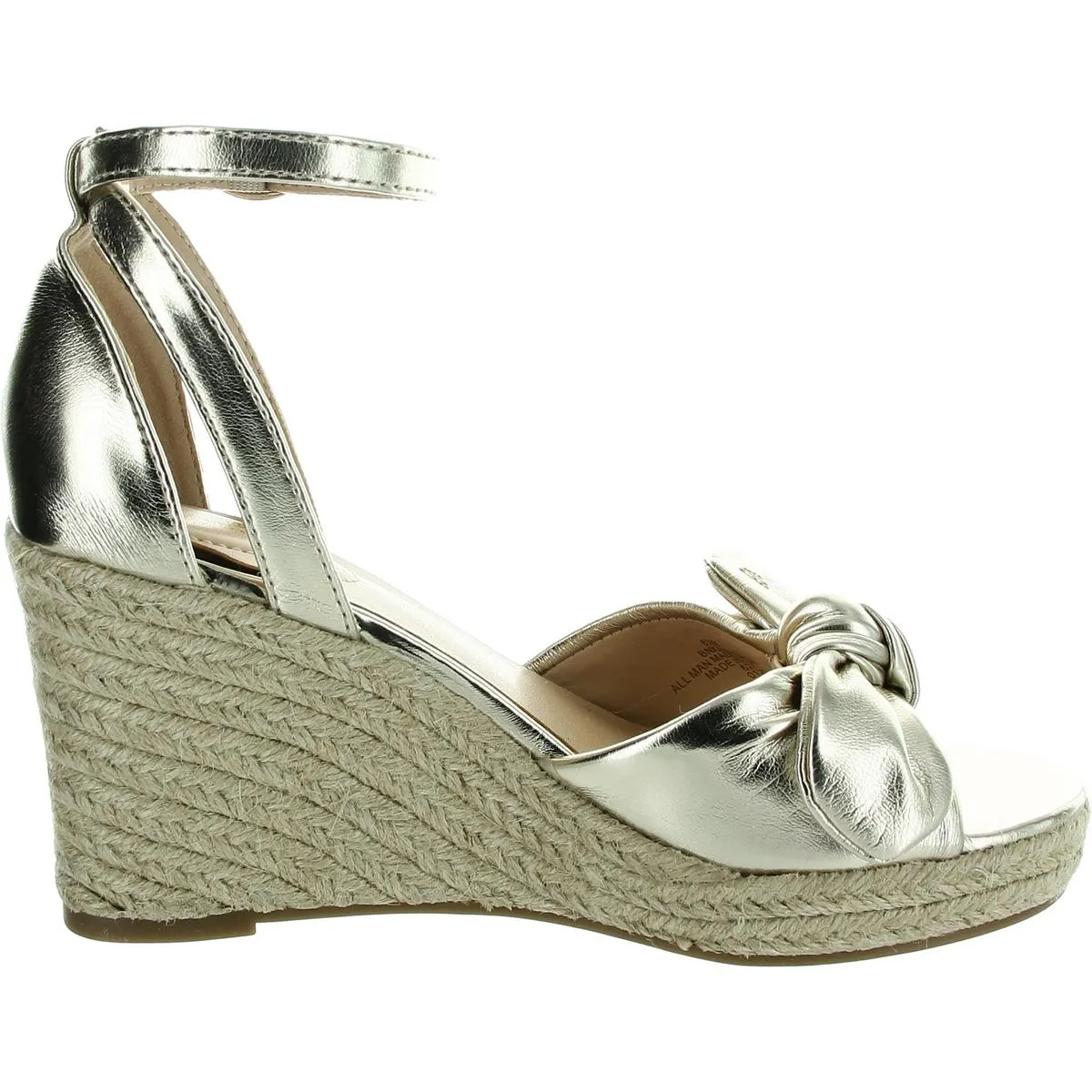 Bandolino Womens Kaira 3 Ankle Strap Open Toe Espadrilles
