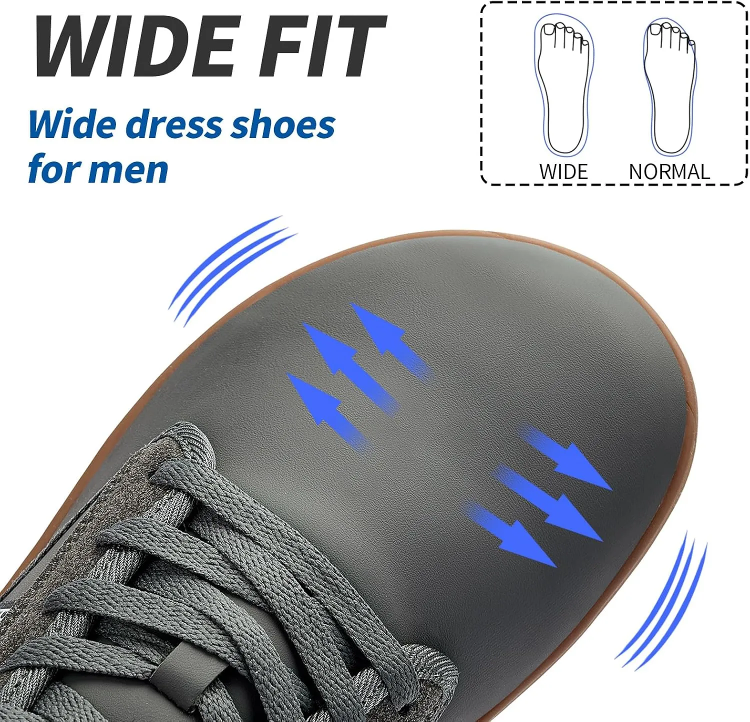 Barefoot Shoes Men Wide Toe Box Width Walking Shoes Zero Drop Sneakers
