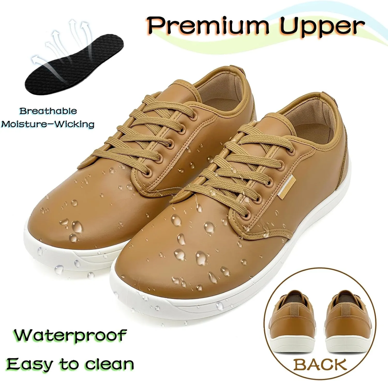 Barefoot Shoes Men Women Zero Drop Minimalist Soft Feel Wide Toe Box Non-Slip Comfortable Walking & Hiking Sneakers