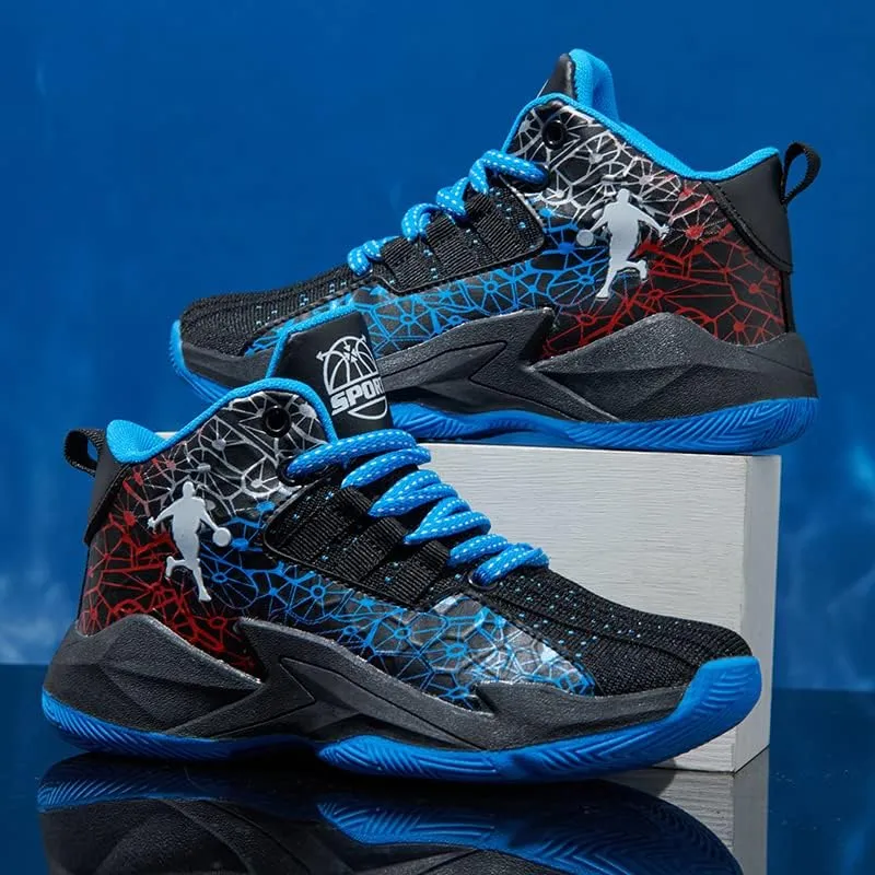Boys and Kids Basketball Shoes Lightweight Fashion Sneakers