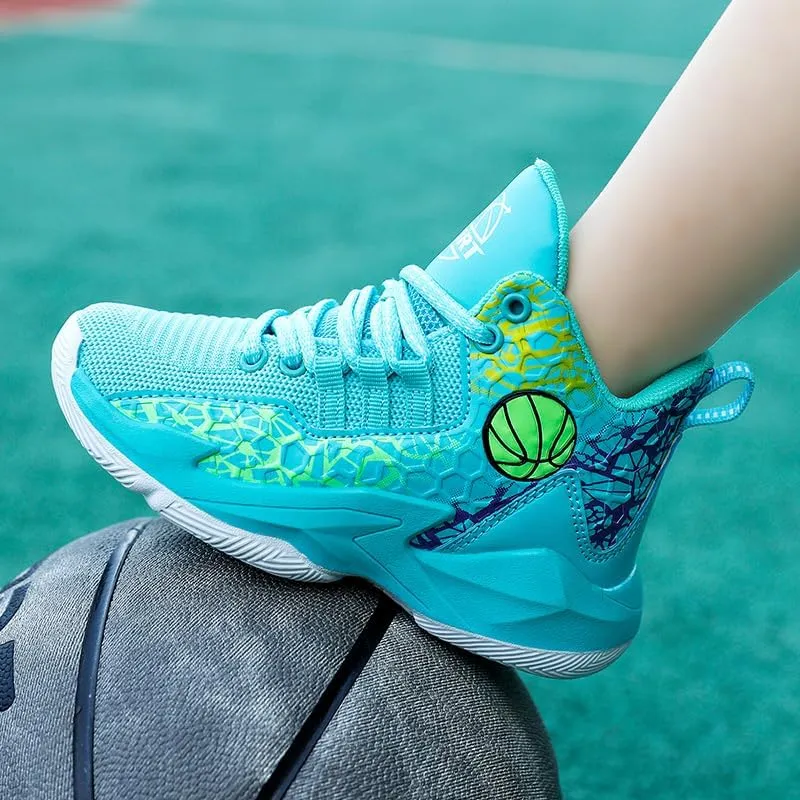 Boys and Kids Basketball Shoes Lightweight Fashion Sneakers