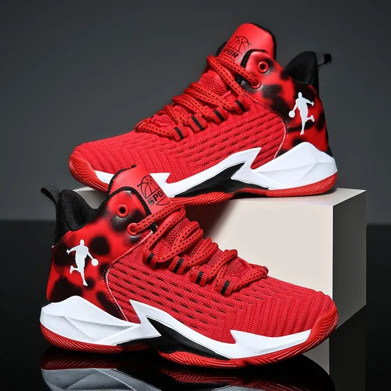 Boys and Kids Basketball Shoes Lightweight Fashion Sneakers
