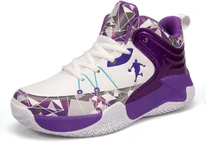 Boys and Kids Basketball Shoes Lightweight Fashion Sneakers