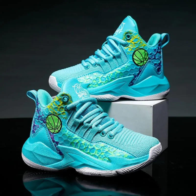 Boys and Kids Basketball Shoes Lightweight Fashion Sneakers