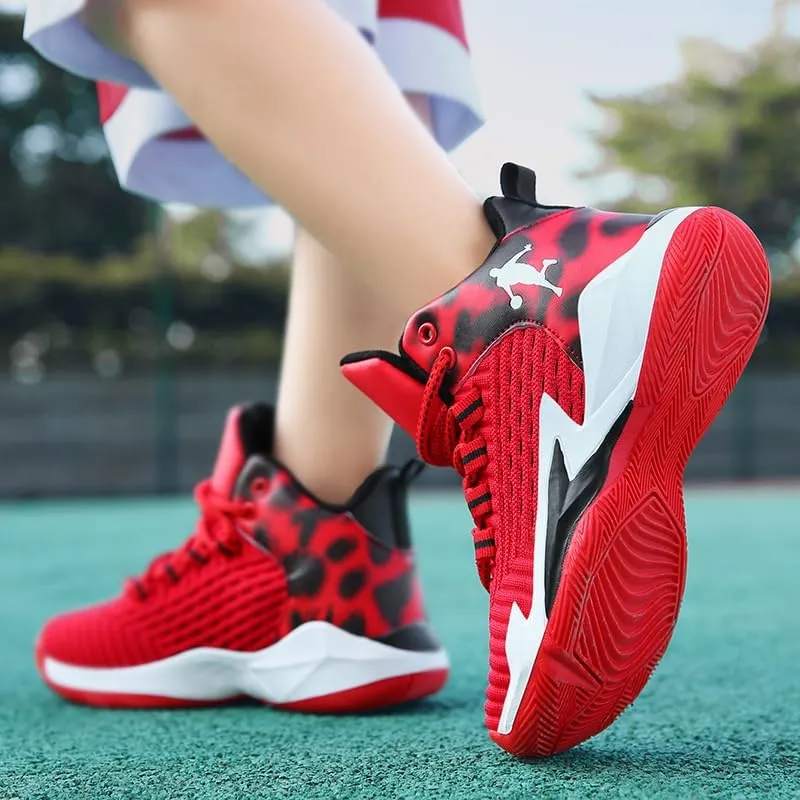 Boys and Kids Basketball Shoes Lightweight Fashion Sneakers