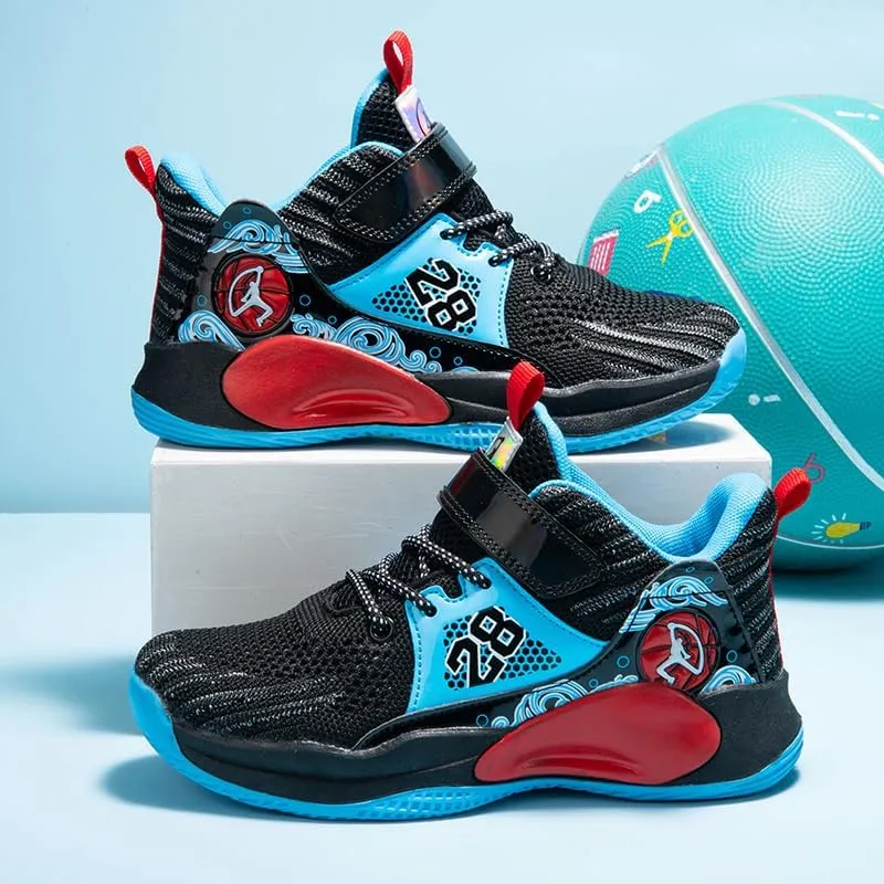 Boys and Kids Basketball Shoes Lightweight Fashion Sneakers