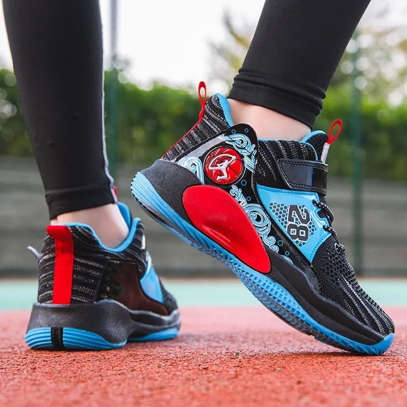 Boys and Kids Basketball Shoes Lightweight Fashion Sneakers