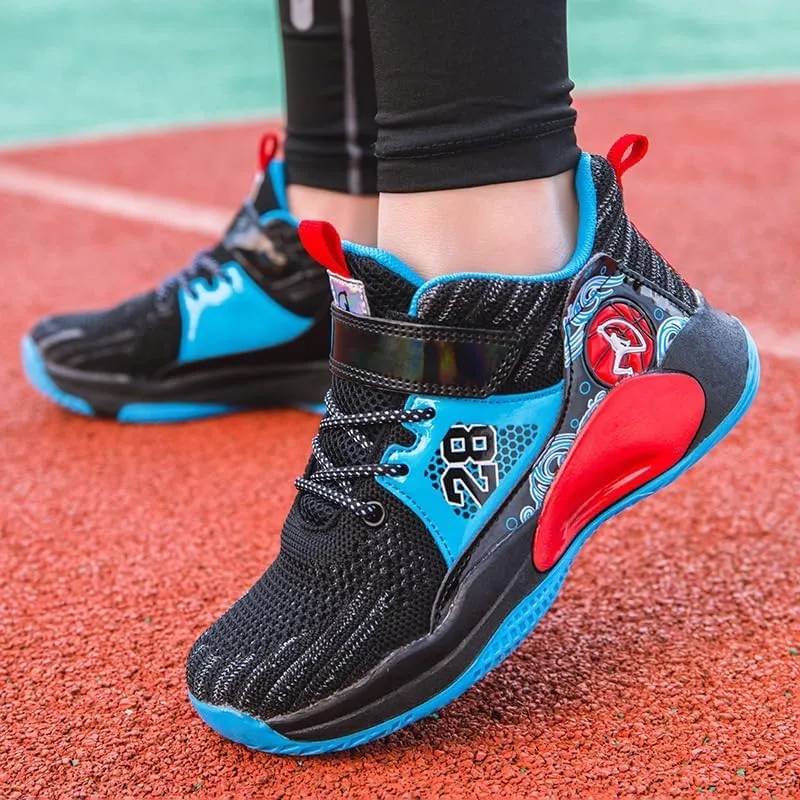 Boys and Kids Basketball Shoes Lightweight Fashion Sneakers