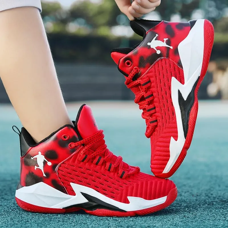 Boys and Kids Basketball Shoes Lightweight Fashion Sneakers