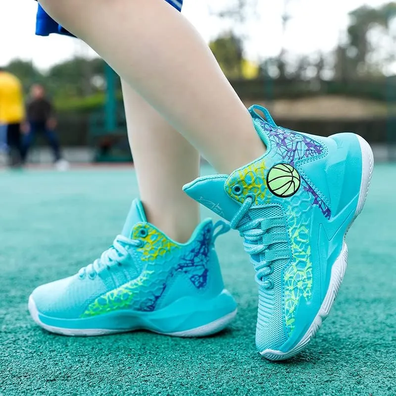Boys and Kids Basketball Shoes Lightweight Fashion Sneakers
