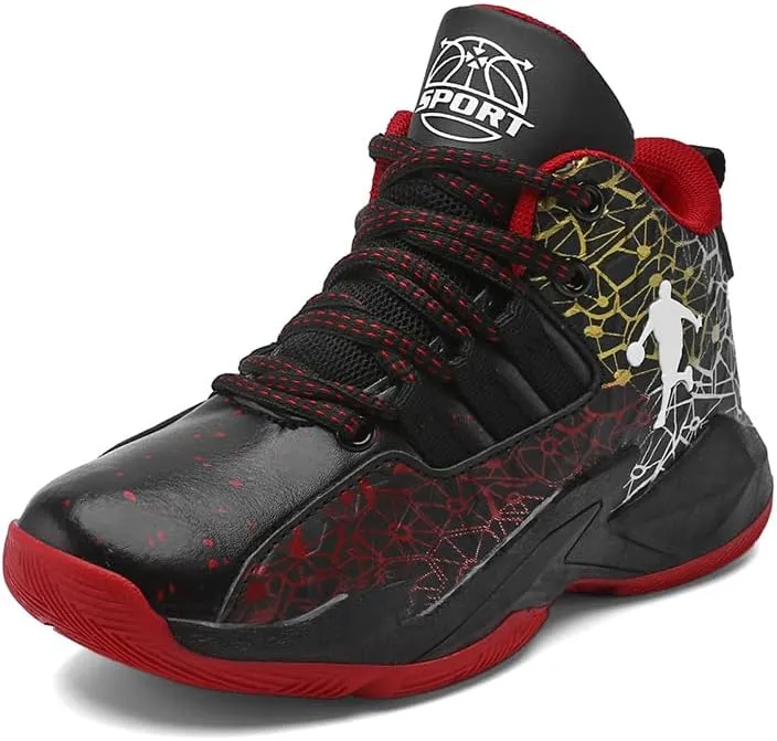 Boys and Kids Basketball Shoes Lightweight Fashion Sneakers