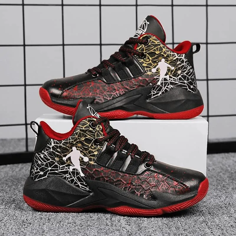 Boys and Kids Basketball Shoes Lightweight Fashion Sneakers