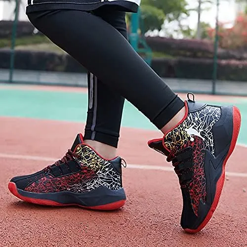 Boys and Kids Basketball Shoes Lightweight Fashion Sneakers