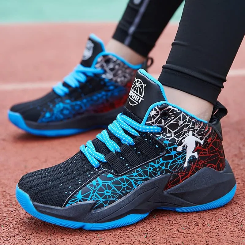 Boys and Kids Basketball Shoes Lightweight Fashion Sneakers