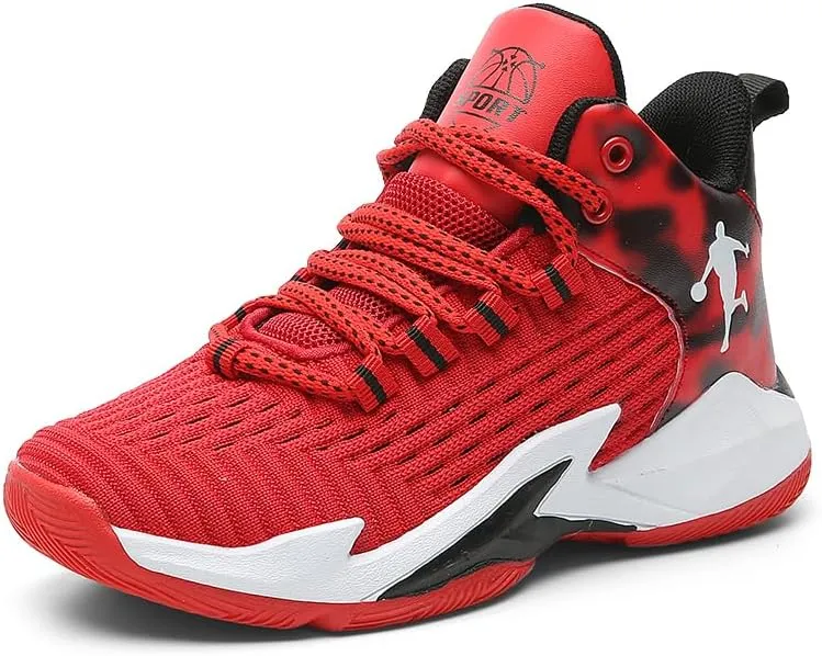 Boys and Kids Basketball Shoes Lightweight Fashion Sneakers