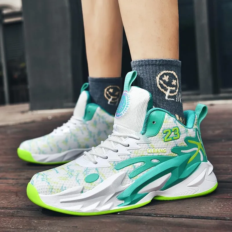 Boy's Basketball Shoes Lightweight Fashion Sneakers