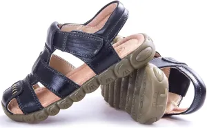 Boys Girls Leather Close Toe Outdoor Sports Sandals Beach Sandals