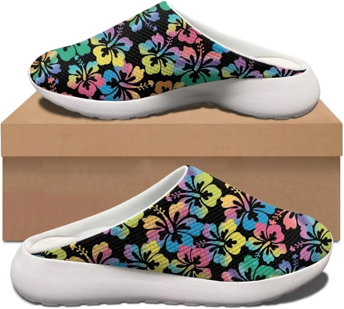 Braethable Garden Clog Shoes for Women with Arch Support Personalized Garden Shoes Women Walking Sneakers