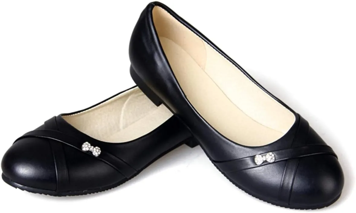 Caradise Womens Slip On Round Toe Ballet Flats Casual Office Work Pumps