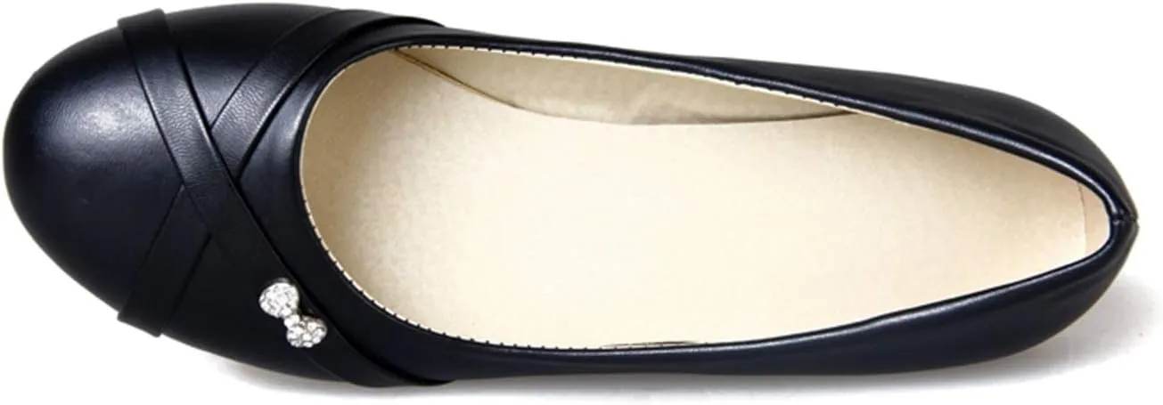 Caradise Womens Slip On Round Toe Ballet Flats Casual Office Work Pumps