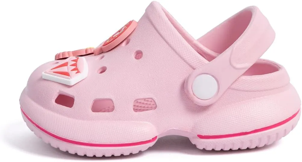 Casazoe Toddler Boys Girls Cute Garden Clogs Kids Slip On Water Shoes EVA Lightweight Summer Slipper Slides Baby Comfort Sandals Children Outdoor Shower Beach Pool Play Shoes