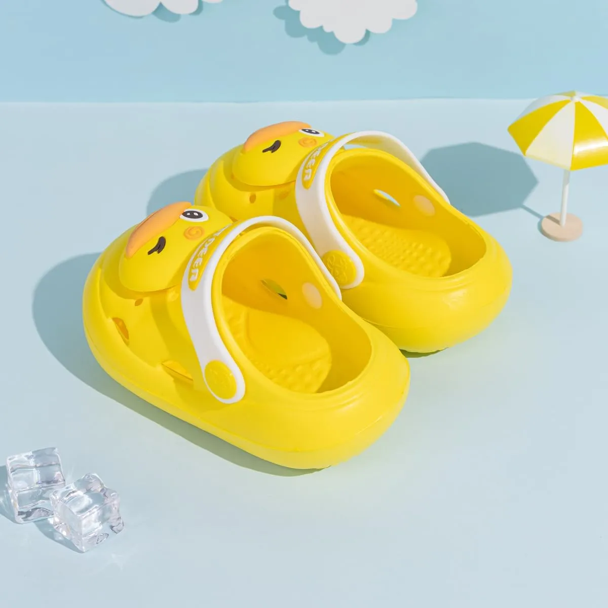 Casazoe Toddler Kids Boys Girls EVA Garden Clogs Summer Outdoor Slip On Shoes Cute Animal Water Sandals Children Lightweight Slipper Beach Pool Play Shoes (Baby/Toddler Kids)