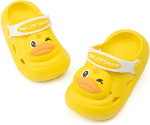 Casazoe Toddler Kids Boys Girls EVA Garden Clogs Summer Outdoor Slip On Shoes Cute Animal Water Sandals Children Lightweight Slipper Beach Pool Play Shoes (Baby/Toddler Kids)