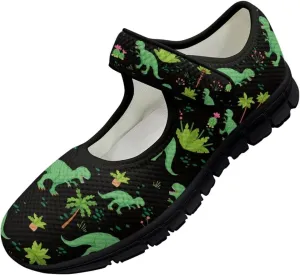 chaqlin Mary Jane Shoes Women Wide Comfortable Athletic Sneakers Casual Business Travel Tennis Shoe Flat Heels Low Cut Sneaker