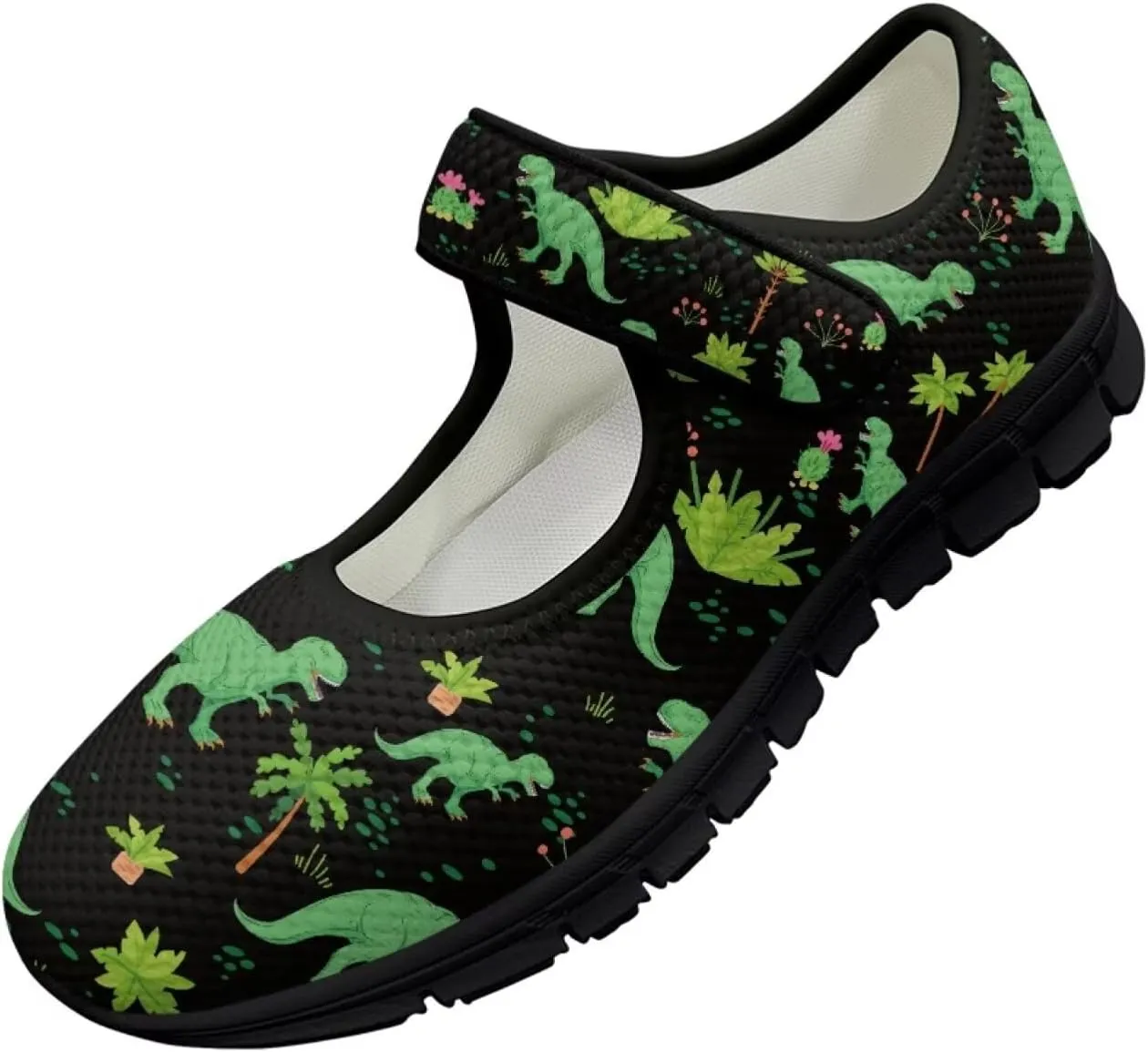 chaqlin Mary Jane Shoes Women Wide Comfortable Athletic Sneakers Casual Business Travel Tennis Shoe Flat Heels Low Cut Sneaker