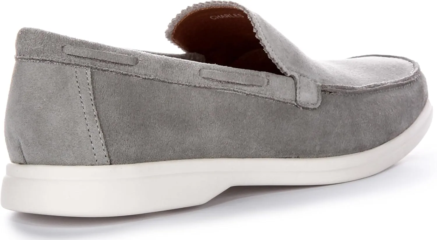 Charles Men's Suede Slip Smart Loafers, Soft Suede Leather, Casual & Smart-Casual Style