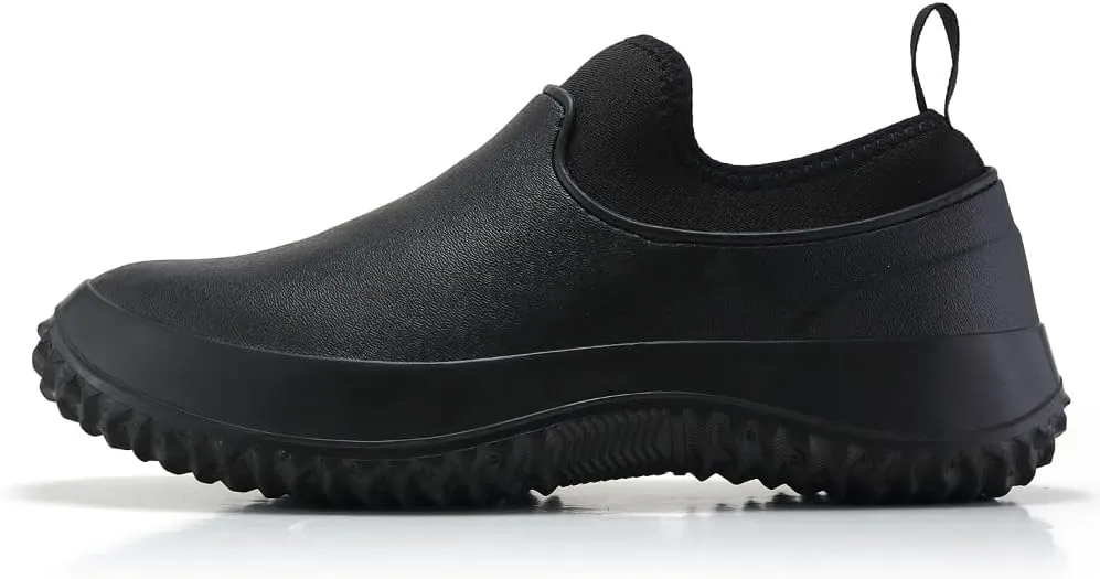 Chef Shoes Kitchen Work Shoes Nurse Shoes Anti-Slip Rain Shoes Outdoor Couple Shoes Waterproof Shoes Mens Gardening Waterproof Rain Boots for People Working in Slippery Working Environments