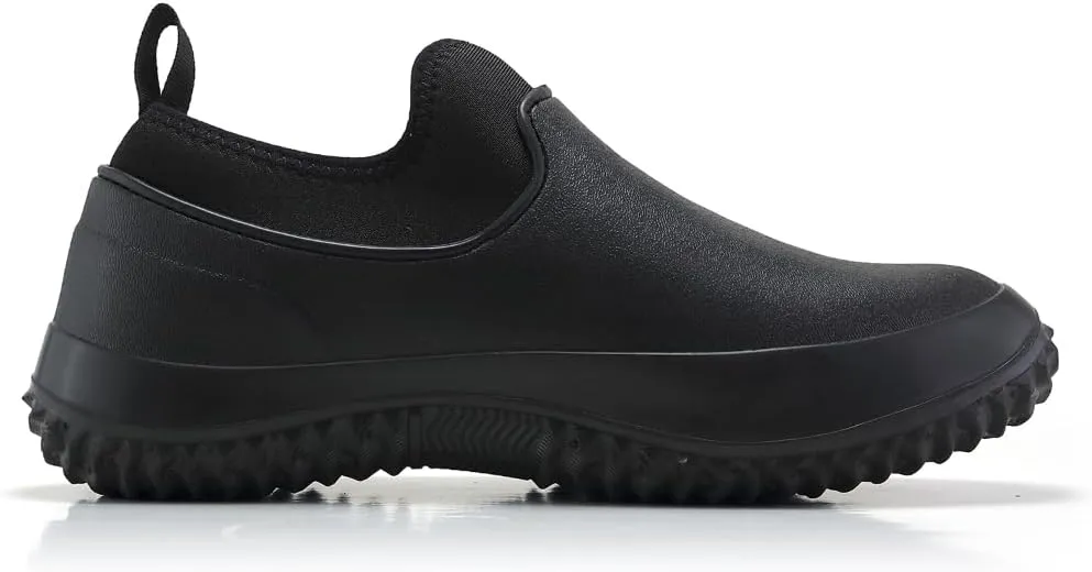 Chef Shoes Kitchen Work Shoes Nurse Shoes Anti-Slip Rain Shoes Outdoor Couple Shoes Waterproof Shoes Mens Gardening Waterproof Rain Boots for People Working in Slippery Working Environments