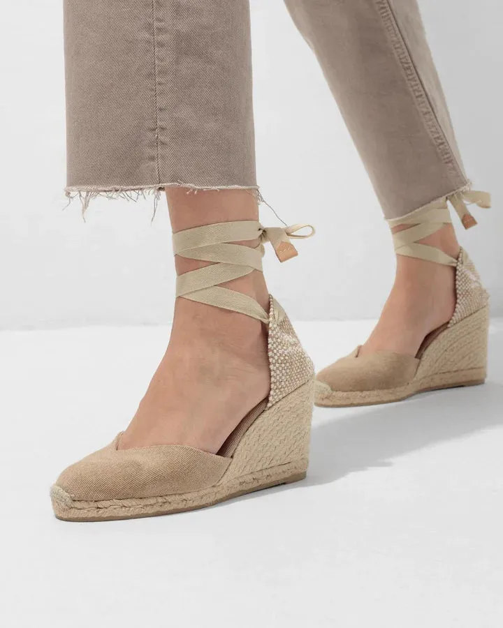 Chiara Espadrilles - 9cm - Sand