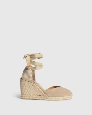 Chiara Espadrilles - 9cm - Sand
