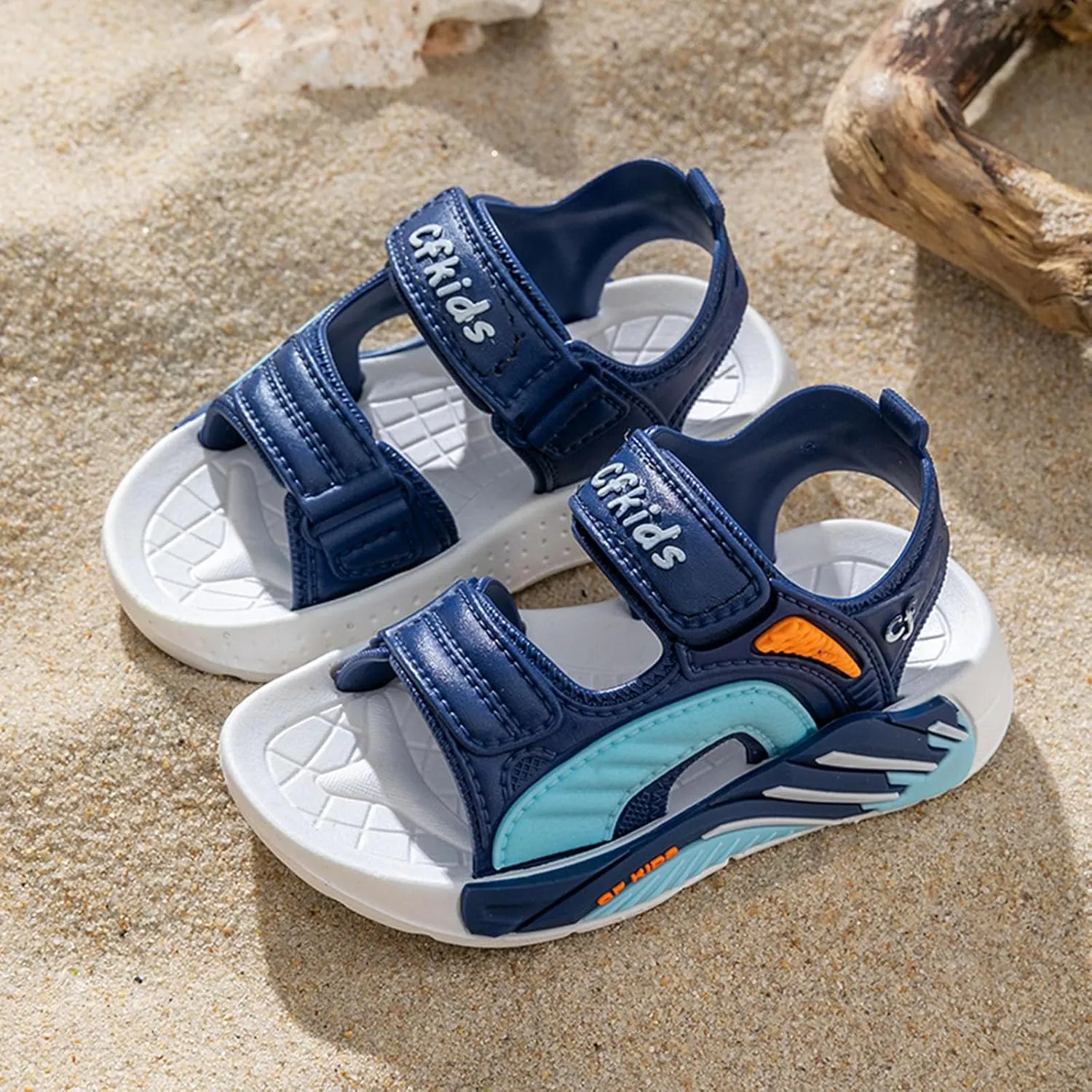 Children's Casual and Comfortable Beach Sandals for Middle and Large Children Non Slip Soft Sandals for Toddler Girl