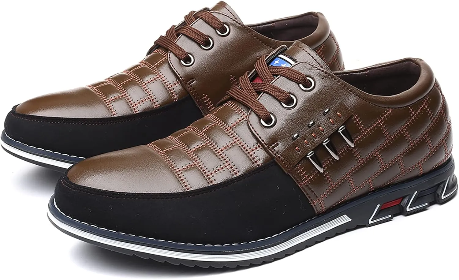 COSIDRAM Mens Casual Shoes Fashion Sneakers Dress Shoes for Men Walking Shoes Business Office Comfort Loafers