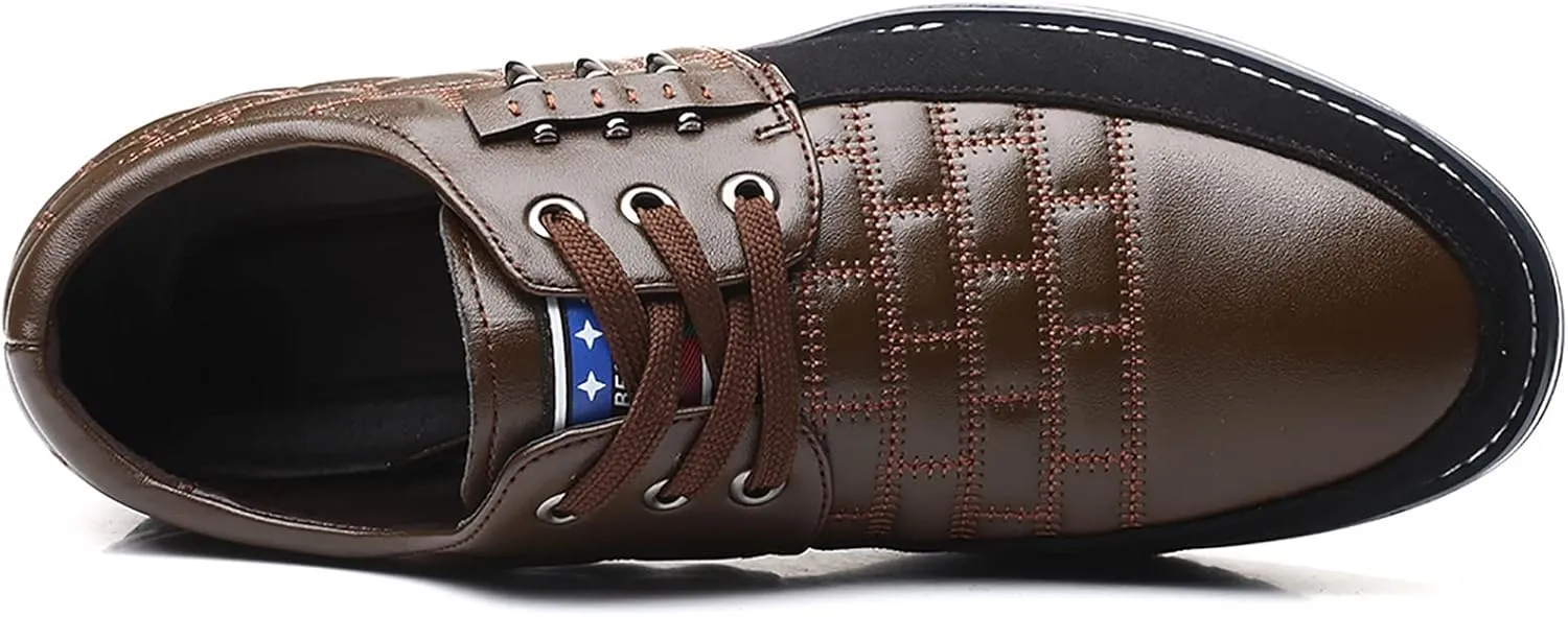 COSIDRAM Mens Casual Shoes Fashion Sneakers Dress Shoes for Men Walking Shoes Business Office Comfort Loafers