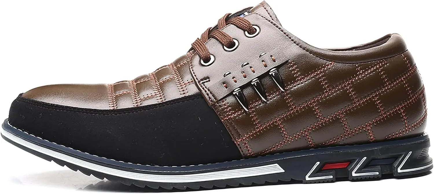 COSIDRAM Mens Casual Shoes Fashion Sneakers Dress Shoes for Men Walking Shoes Business Office Comfort Loafers
