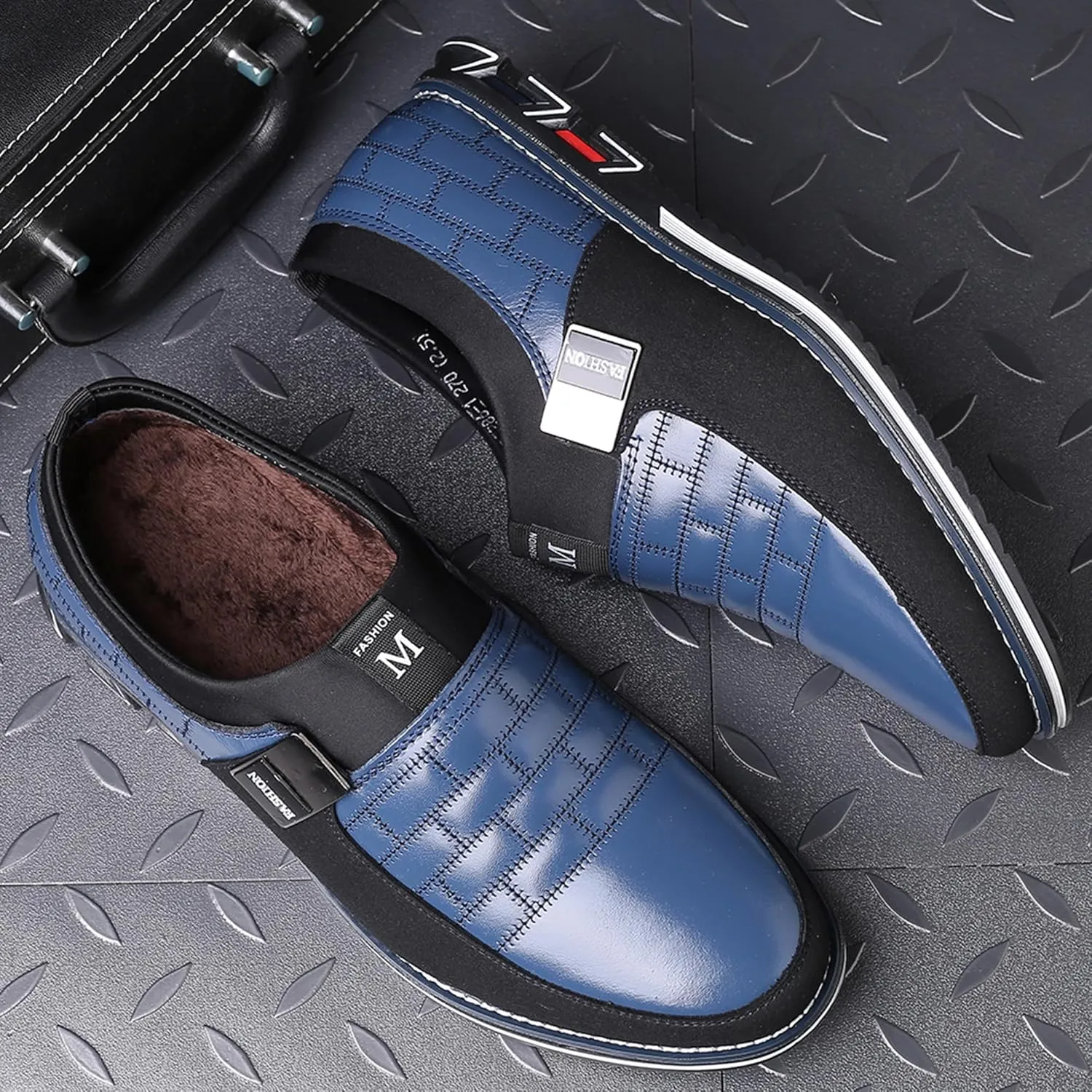 COSIDRAM Mens Casual Shoes Sneakers Loafers Comfort Walking Shoes for Male Business Work Office Dress