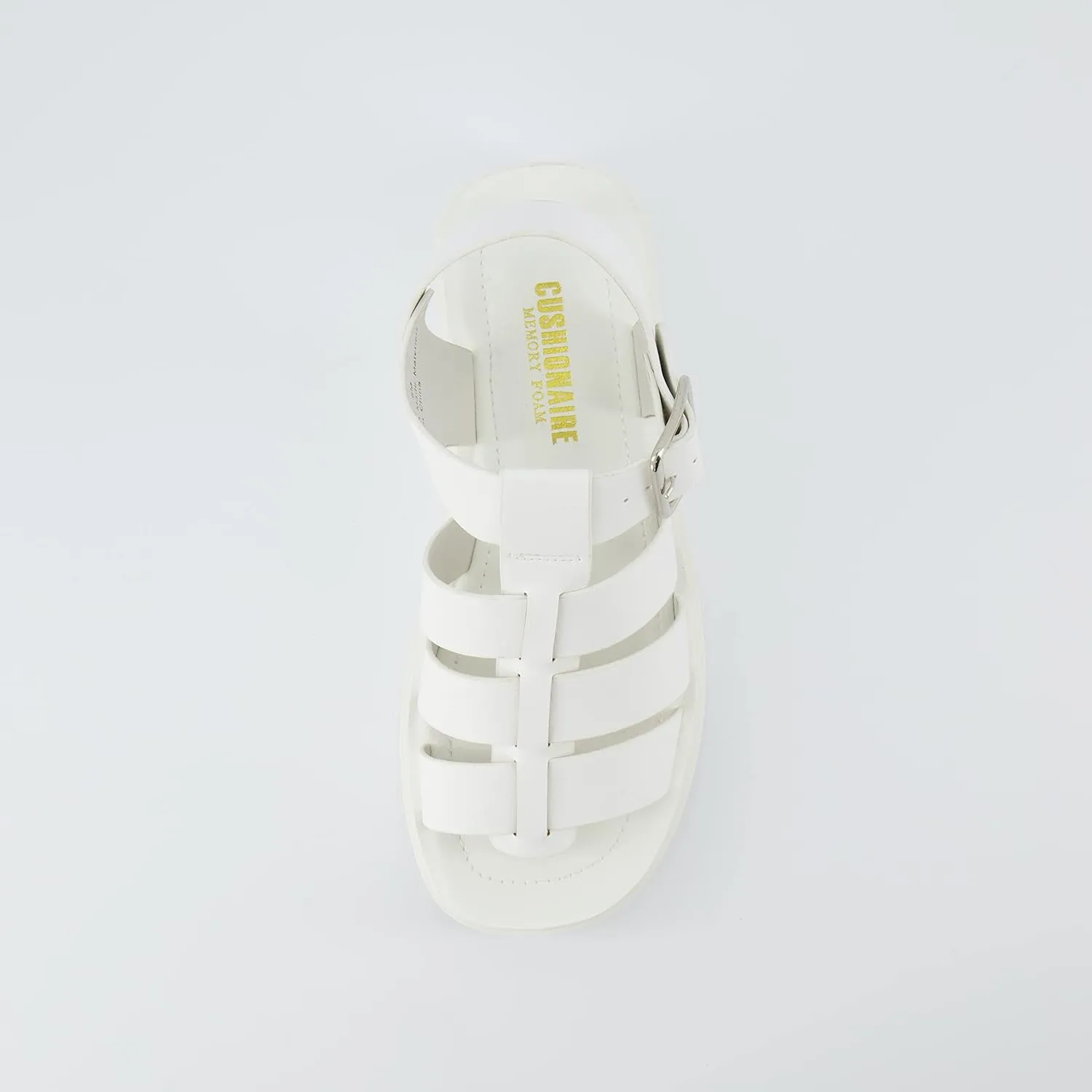 CUSHIONAIRE Women's Poppy fisherman platform sandal with  Memory Foam