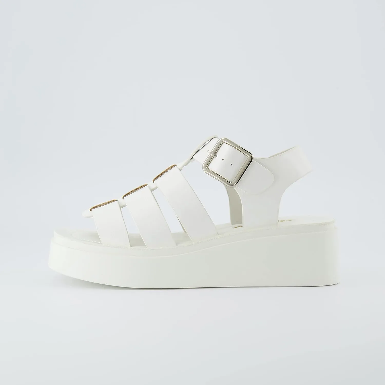 CUSHIONAIRE Women's Poppy fisherman platform sandal with  Memory Foam