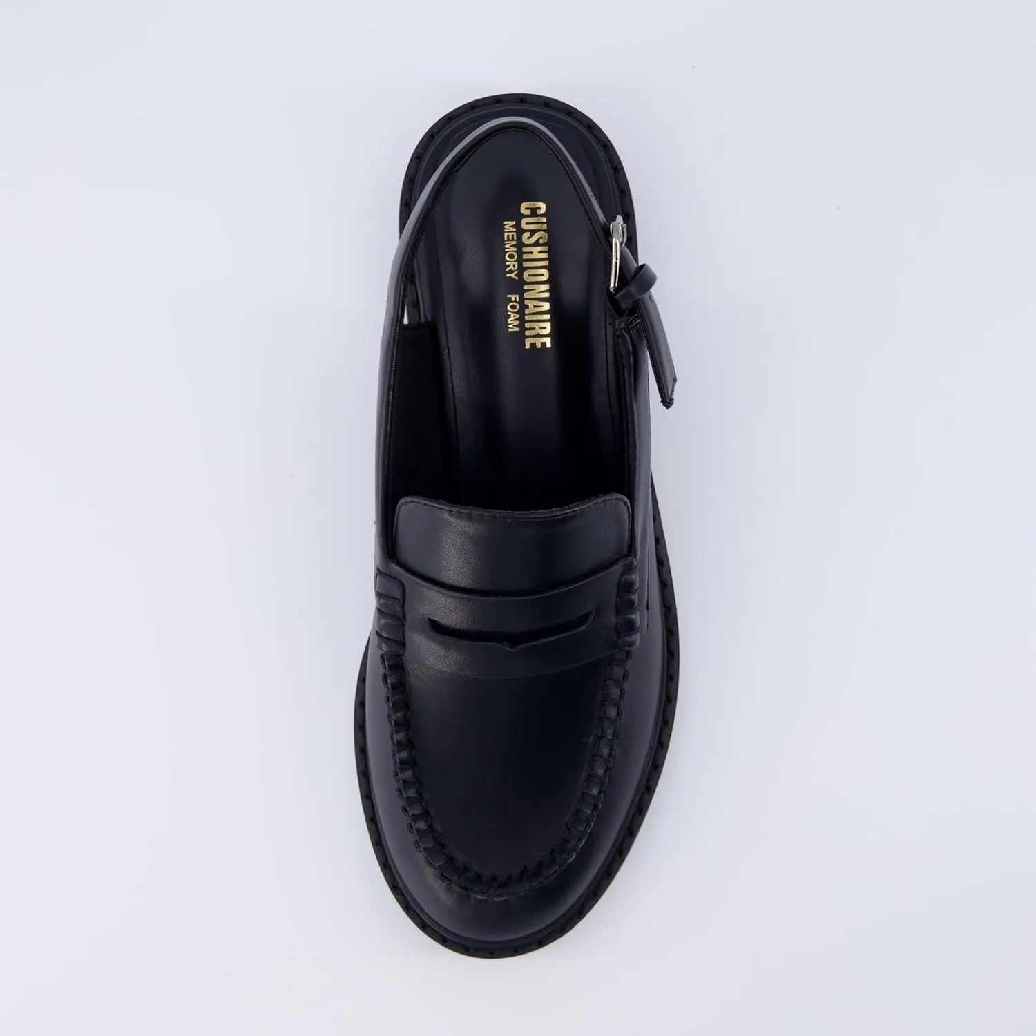 CUSHIONAIRE Women's Romance Sling Back Loafer  Memory Foam, Wide Widths Available