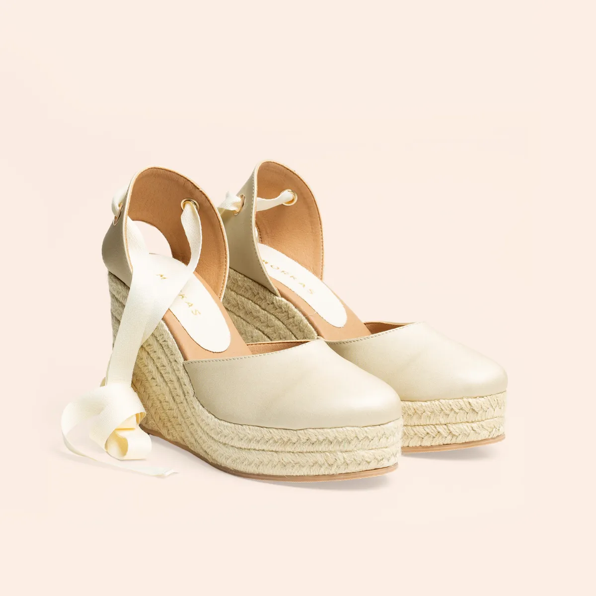 Elena Beige Satín